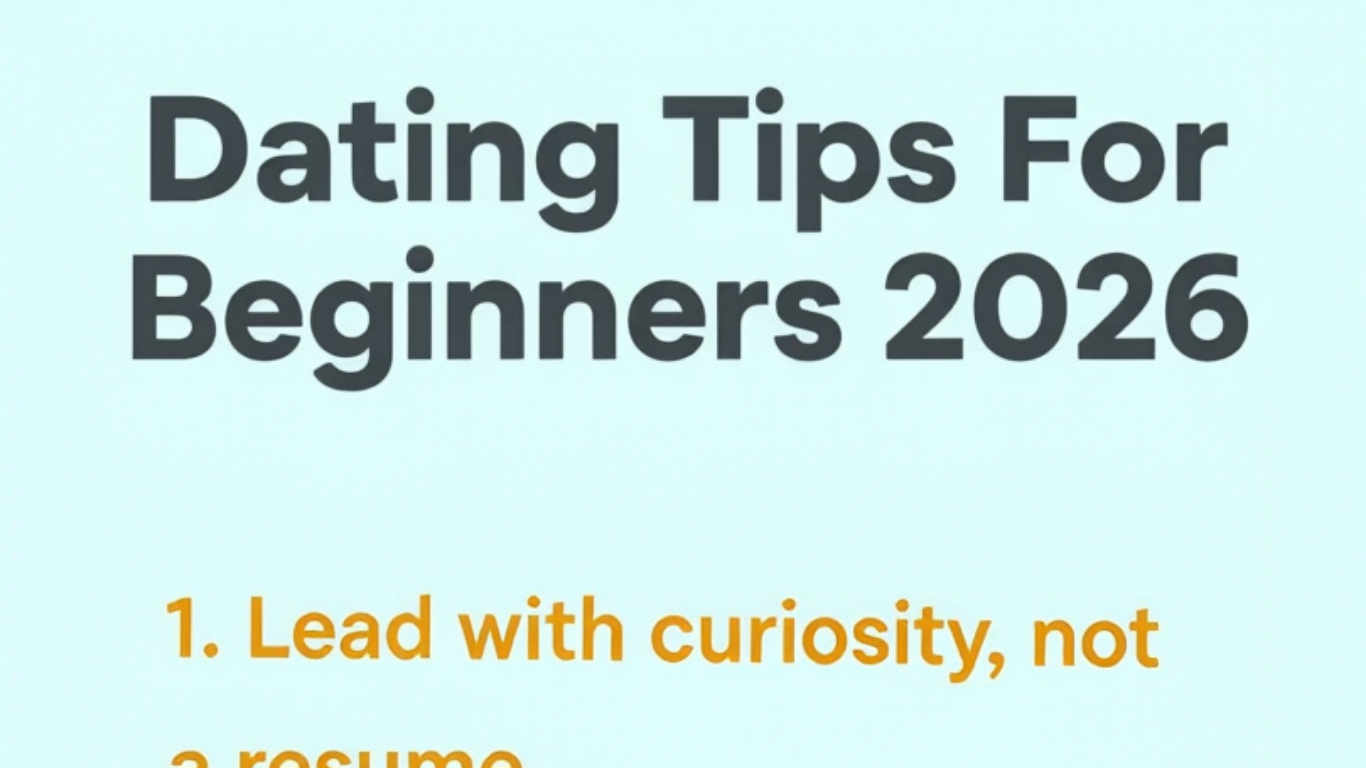 Dating Tips For Beginners 2026