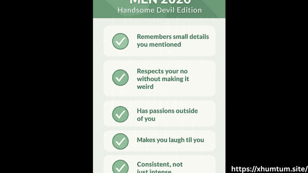 Dating Tips That Handsome Devil